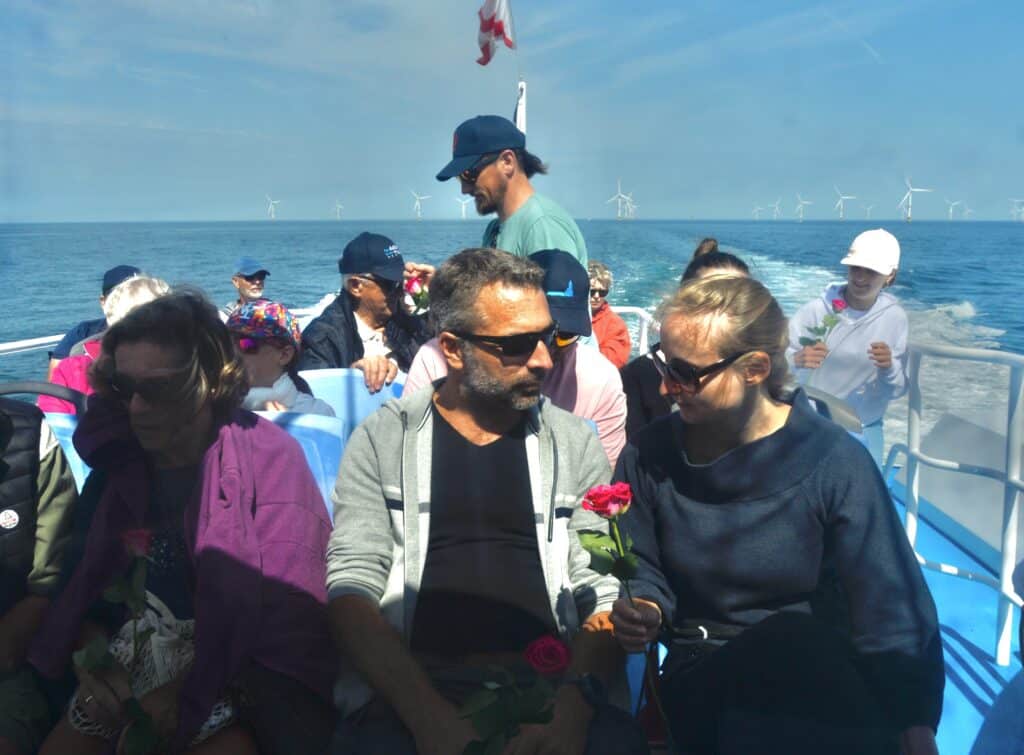 Parc éolien en mer de Fécamp a organisé deux visites en mer pour soutenir la Chapelle des marins.