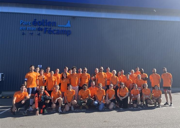 Trialthlon Fécamp 2026 équipe EDF PS - Base de maintenance